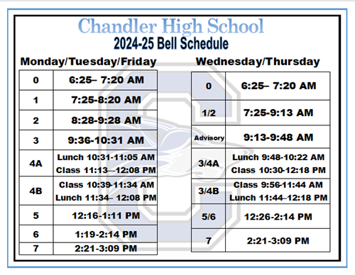 BELL SCHEDULE